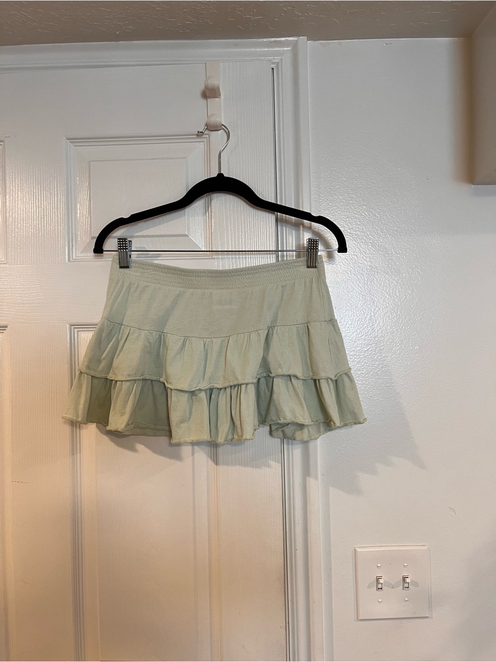 Vintage 2000s Mini Skirt - Light Mint
